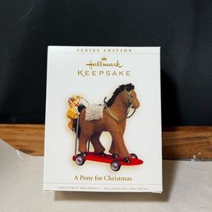 “A Pony For Christmas” Hallmark Keepsake Ornament